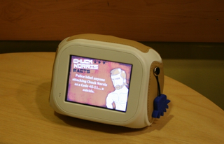 Illustration for article titled Hands On chumby Wi-Fi Widget Beanbag (Cuddly in More Ways Than One)